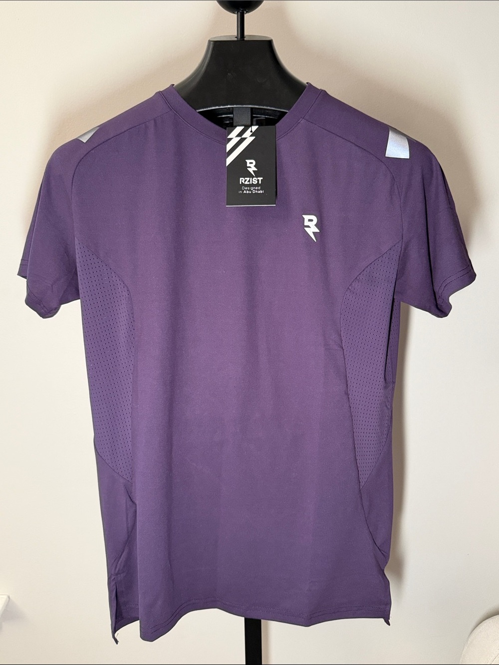 Men’s RZIST Purple Performance Tee